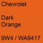 Preview: Chevrolet, Dark Orange, 9W4 / WA9417.